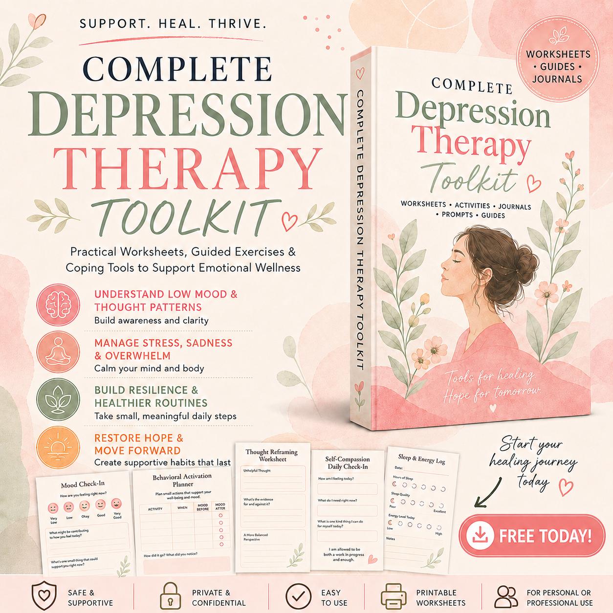 Complete Depression Therapy Toolkit
